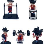 Dragon Ball Z – Goku Gym Workout Action Figure Set (5 Figures, 13 cm Each)