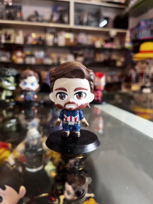 Mini Captain America Figure | 6.5 cm Marvel Collectible