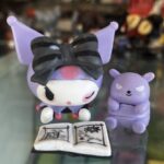 Kuromi Mini Figure Reading | Sanrio Collectible