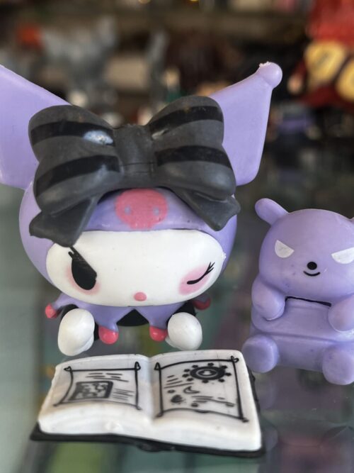 Kuromi Mini Figure Reading | Sanrio Collectible