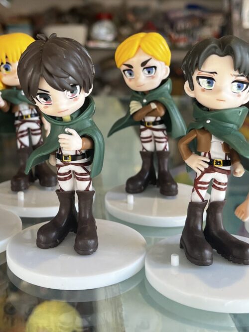 Attack on Titan Chibi Figure Set – 6 pcs | Anime Collectible