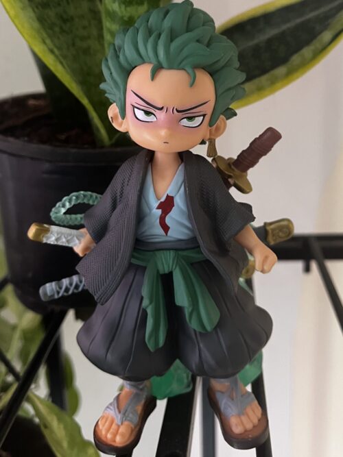 Zoro Action Figure with Katana Sword – 15 cm | One Piece Collectible