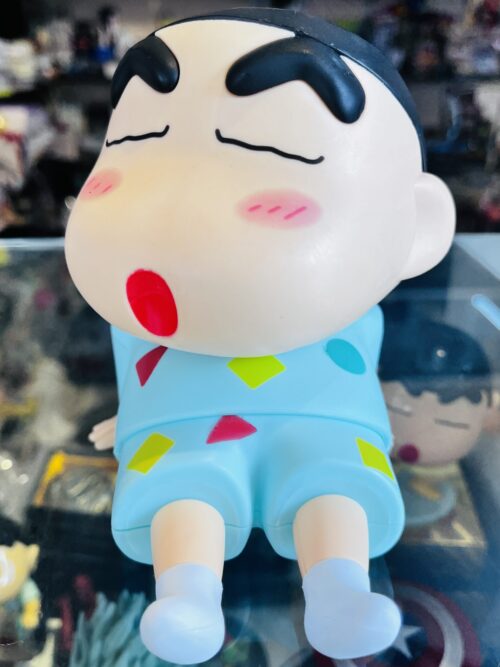 Shinchan Green – 10 cm Mobile Holder | Cute Desk Accessory