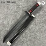 Tanjiro Black Katana | Demon Slayer Anime Sword – 42 cm