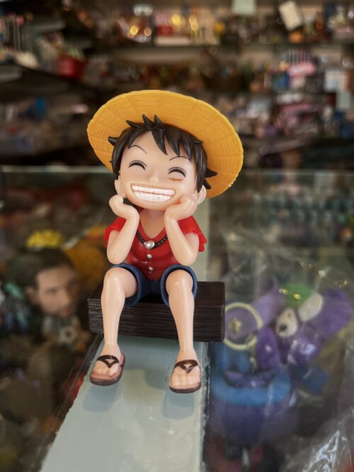 Monkey D. Luffy Cute Sitting Figure | One Piece Anime Collectible
