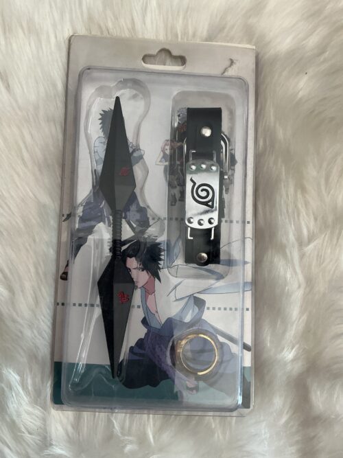 Naruto Accessories Kit | Kunai, Bracelet & Ring Set ( 1)