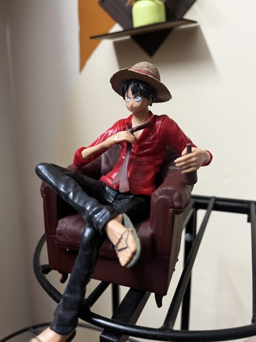 Monkey D. Luffy Sitting Figure – 13 cm