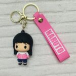 Hinata Hyuga 3D Rubber Keychain – Naruto Anime Collectible