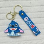 Stitch 3D Rubber Keychain – Cute Disney Collectible