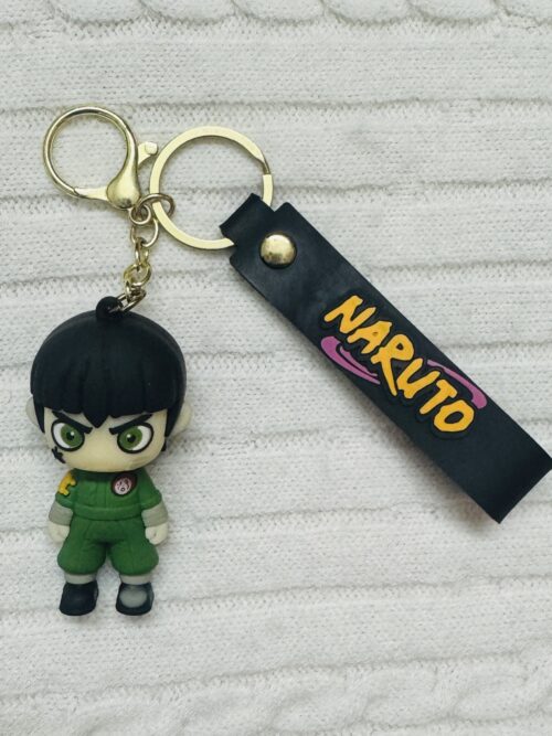 Rock Lee 3D Rubber Keychain – Naruto Anime Collectible