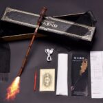 HP Albus Dumbledore Fire Wand with Collector Card | Premium Quality Wizard Collectible