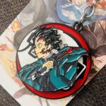 Spinning Metal Tanjiro Keychain – Demon Slayer Anime Collectible