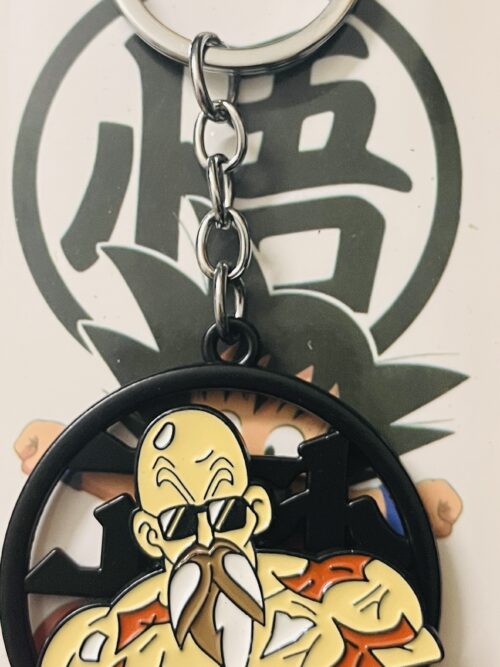 Spinning Master Roshi Metal Keychain – Dragon Ball Anime Collectible