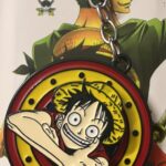 Luffy Spinning Metal Keychain – One Piece Anime Collectible