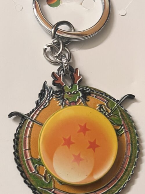 Dragon Ball Spinning Metal Keychain – Anime Collectible Accessory