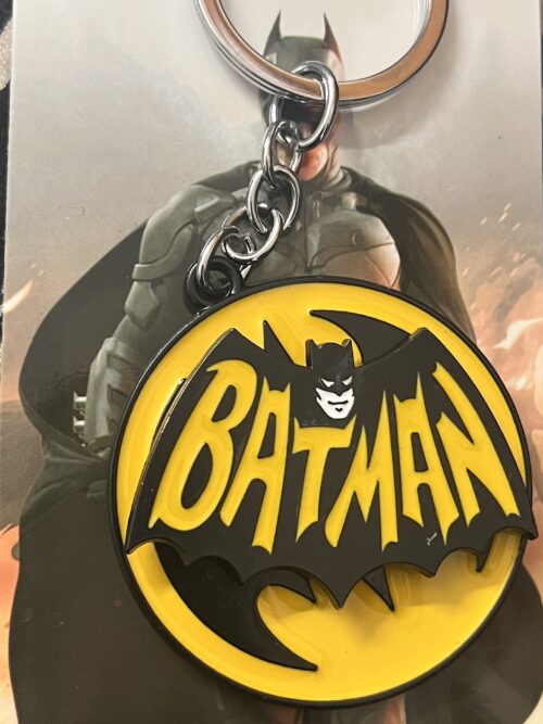 Batman Spinning Metal Keychain – DC Superhero Collectible
