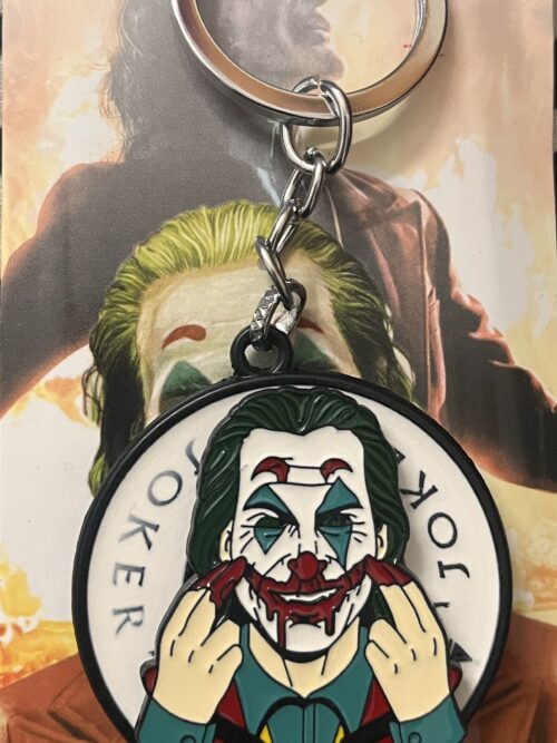 Joker Metal Keychain – DC Supervillain Collectible