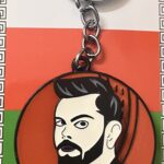 Virat Kohli Metal Keychain – Cricket Collectible Accessory