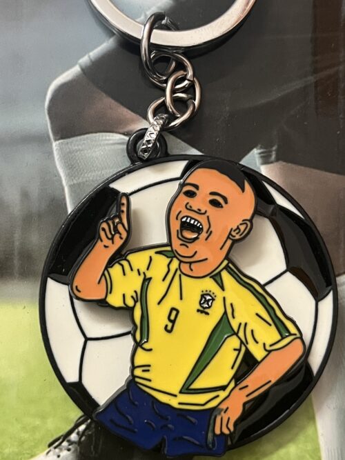 Neymar Spinning Metal Keychain – Football Star Collectible