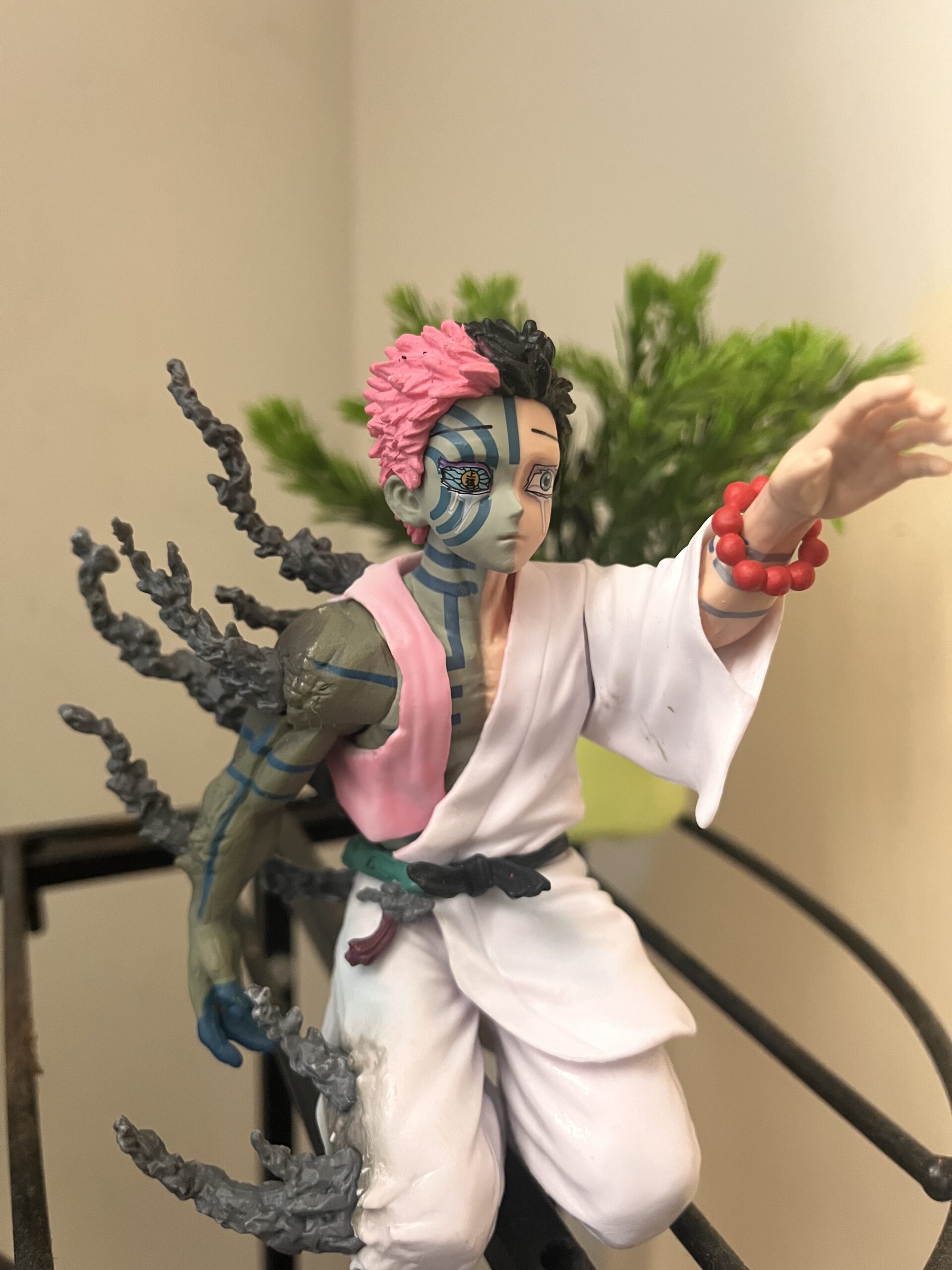 Akaza Kneeling Pose Action Figure | Demon Slayer Anime Collectible - Image 3