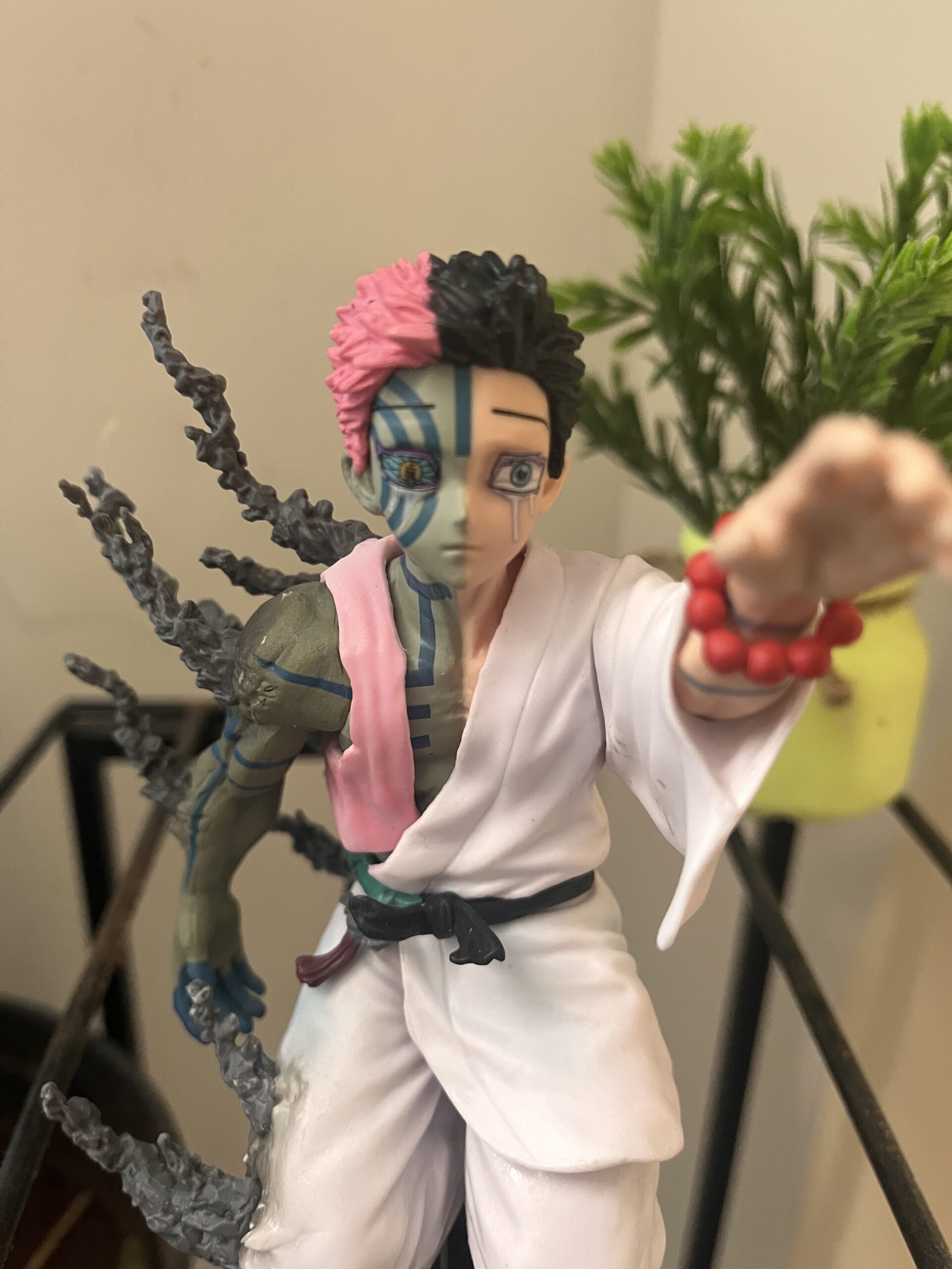 Akaza Kneeling Pose Action Figure | Demon Slayer Anime Collectible