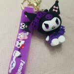 Kuromi 3D Rubber Keychain – Cute Sanrio Collectible