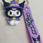 Kuromi 3D Rubber Keychain – Cute Sanrio Collectible 2