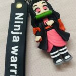Nezuko Kamado 3D Rubber Keychain – Demon Slayer Anime Collectible