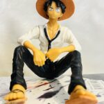 One Piece Monkey D. Luffy Action Figure – 12 cm (White)