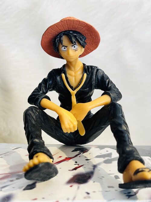 One Piece Monkey D. Luffy Action Figure – 12 cm (Black)